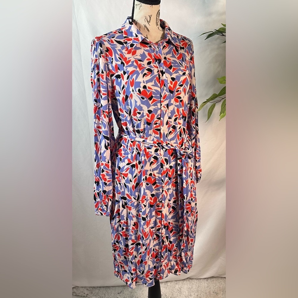Colorful Patterned Midi Dress 🌷 - Picture 10 of 16